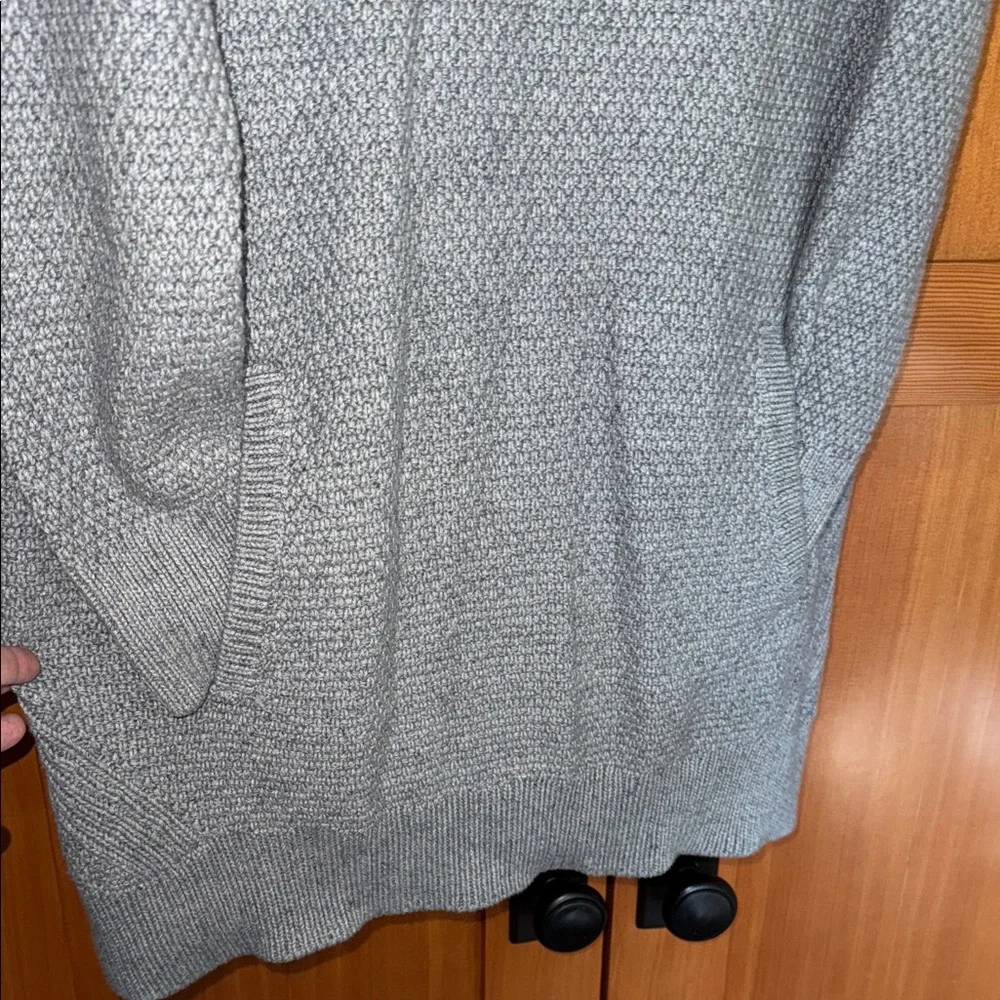 Duluth Trading Co Gray Cowl Neck Sweater - Picture 4 of 4